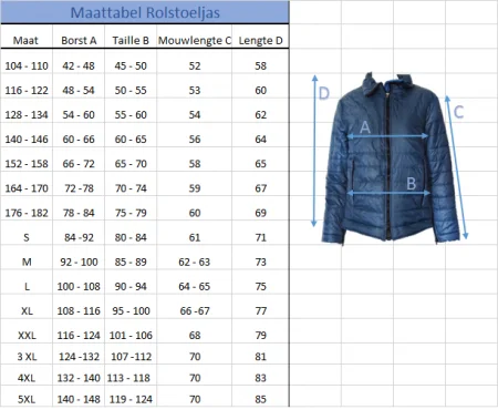 Rolstoeljas unisex-tot 5xl – Bild 5