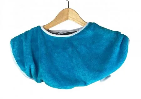Slab scarf special bib microfibre light blue