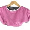 Slab sjaal velours pastel roze