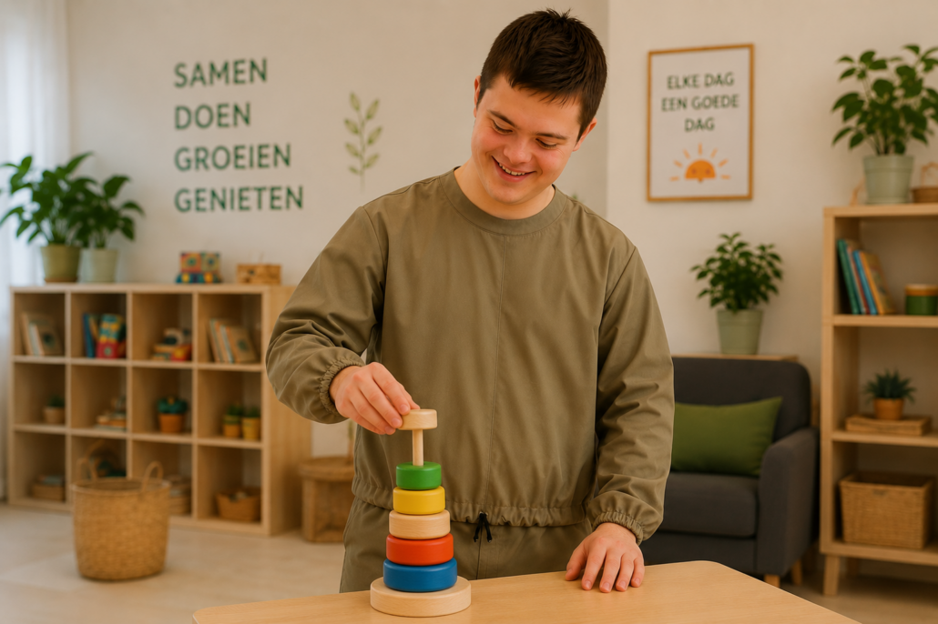 Anti scheurpak-extra sterke Cordura stof die geschikt is voor personen die hun kleding kapot scheuren of hierin bijten. Gozz4all - VAPH terugbetaling
