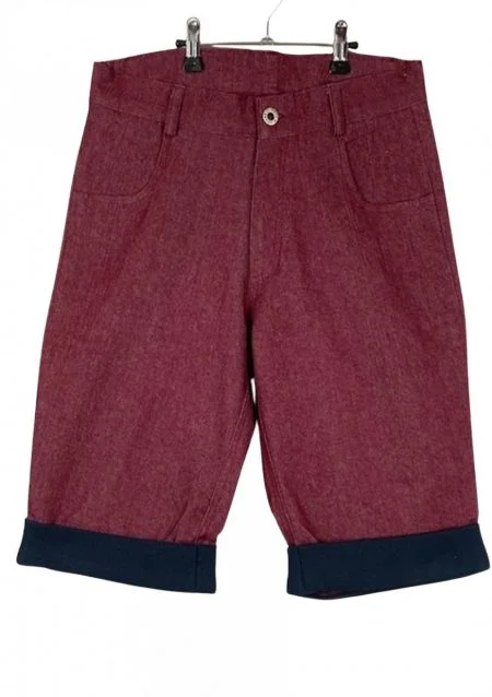 Kurze Hose bordeaux