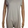 Body met korte pijp-huispak-unisex creme