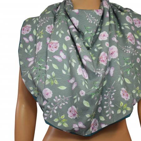 Slabsjaal roze roos