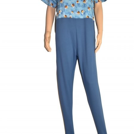Pyjama/jumpy/hansop met voet - blauw