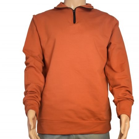 sweater-trui-met-korte-rits-tot-maat-8-xl-brique