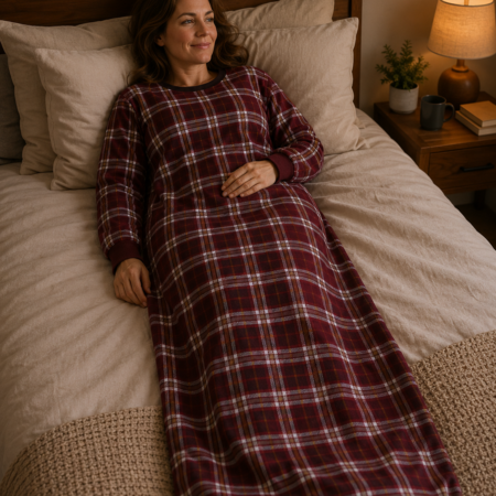 Slaapzak grote maten-Flanel- Slaapkleding volwassenen