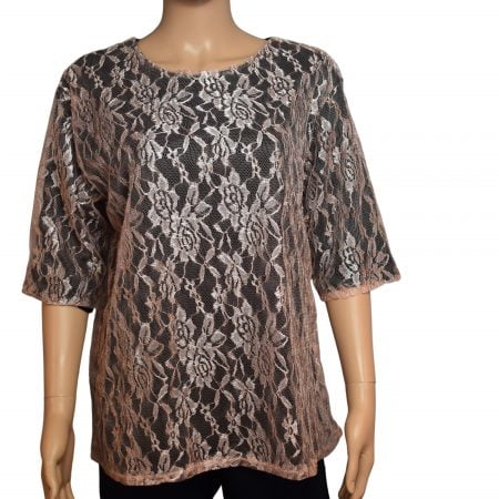 Blouse-tuniek dames kant-tot 5 XL