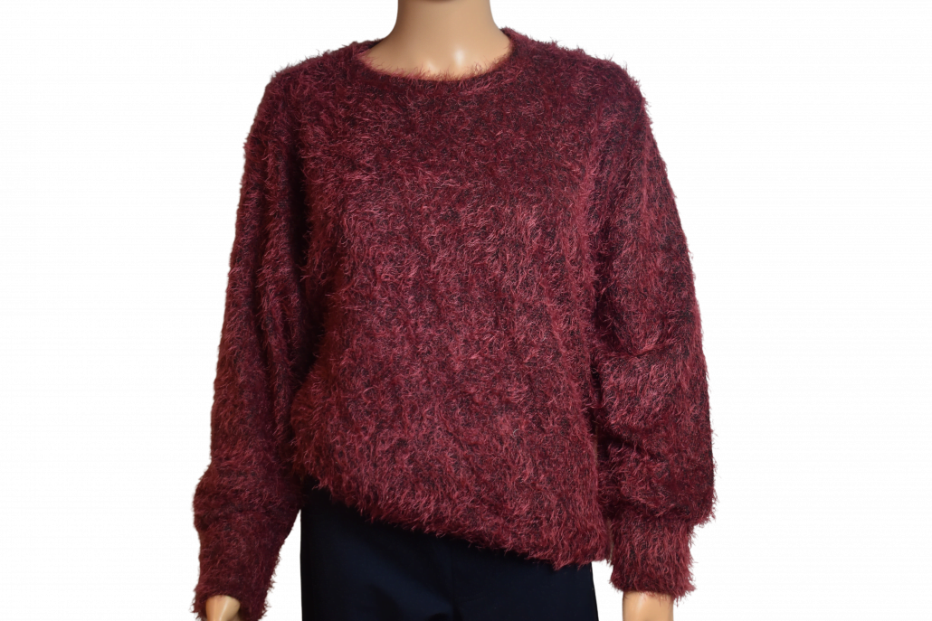 Super soft jumper bordeaux size 5XL