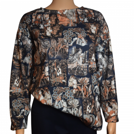 Blouse-tuniek dames klasiek-tot 5 XL