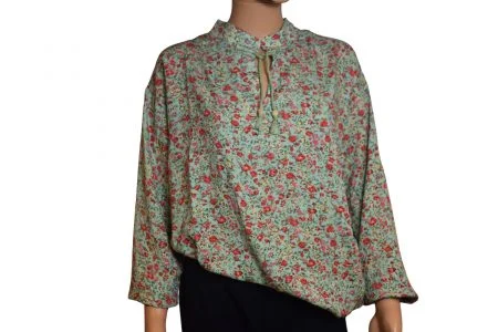 Blouse-tuniek dames mint-tot 5 XL