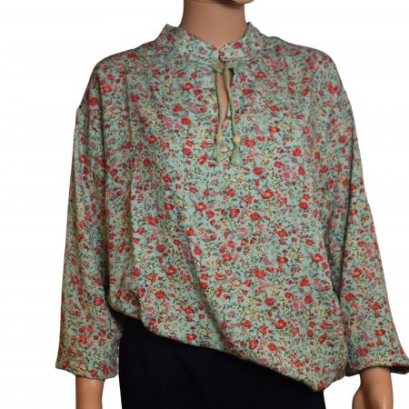Blouse-tuniek dames mint-tot 5 XL