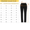 Stretch broek vrouw -ook grote maten betongrijs - Image 4