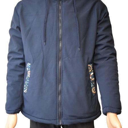 Softshell-Jacke anpassungsfähig-Navy
