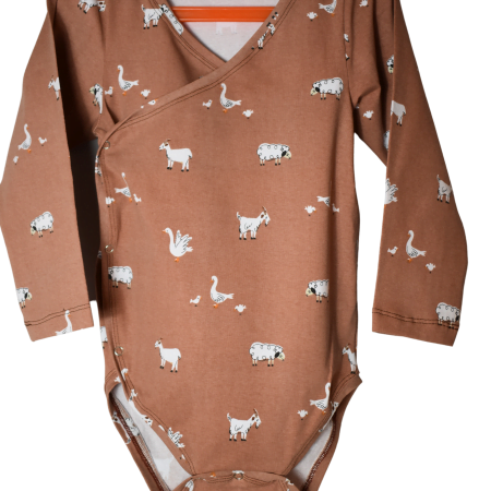 Chevauchement Corps/Romper complètement ouvert Animaux