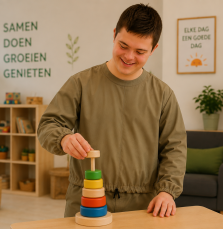 Anti scheurpak-extra sterke Cordura stof die geschikt is voor personen die hun kleding kapot scheuren of hierin bijten. Gozz4all - VAPH terugbetaling