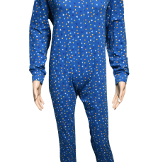 Pyjama-combinaison-hansop-triangle bleu