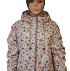 Softshell-Jacke anpassungsfähig-Romantische Blumen