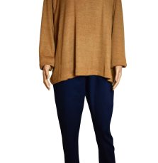 Huispak-Hansop-jumpy-grote maten-Oker & jeans-smeer en uitkleedgedrag-Gozz4all-dementie-incontinentie-aangepaste kleding-rits op de rug-ongewenst uitkleden