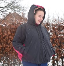 Rolstoeljas unisex-tot 5xl zwart. Sportieve water-en winddichte jas,voor de winter en de tussenseizoenen. U kan naargelang de noden Uw aanpassingen ingeven.