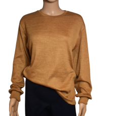 Jumper round neck ochre size 5XL