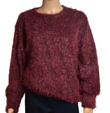 Super soft jumper bordeaux size 5XL