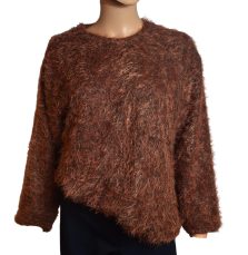 Super soft jumper brown-top size 5XL