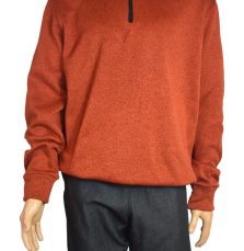 sweater-trui-met-korte-rits-tot-maat-8-xl-gebreide brique