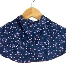 Sjaaltje blauw bloem rose