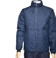 jas hartjes blauw voorkant