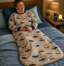 Slaapzak-Slaapkleding volwassenen -VW retro-Vans